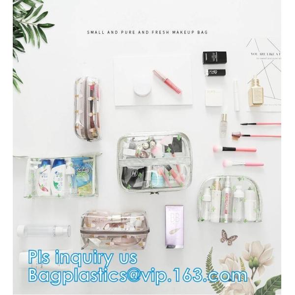Women Travel Make Up Cosmetic Pouch Bag Clutch Handbag Casual makeup organizer pouch necessaire box, drawstring packs