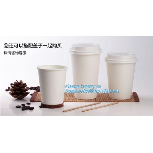8 OZ Disposable Eco Friendly Coffee Paper Cup,Disposable kraft paper cup customizable coffee milk water juice cup PACKAG