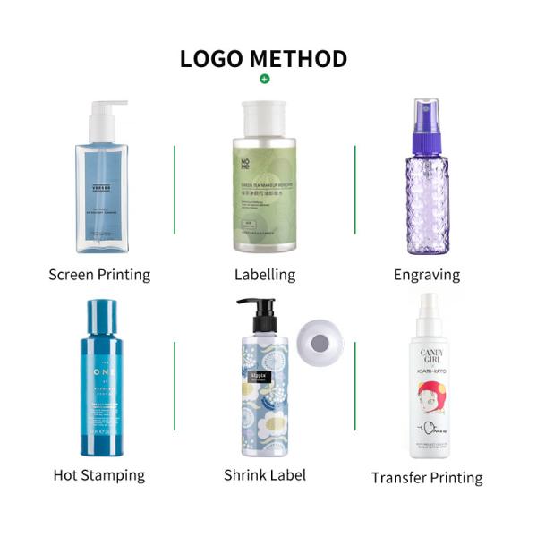 PET 10%-100% PCR Empty Shampoo Pump Bottles 300ML 460ML Recyclable Material