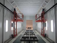 3D Cart Paint Booth Man Lift Perfecto para piezas de trabajo altas en cabinas de pulverización
