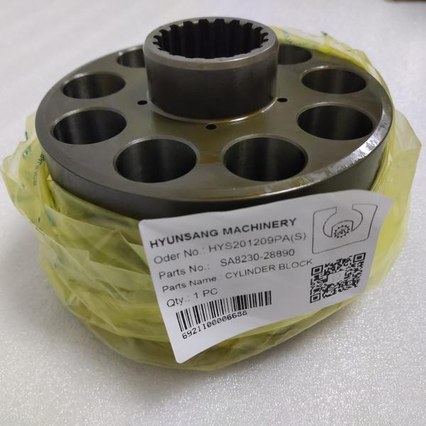 Bloco de cilindro SA8230-28890 de  Mini Excavator Hydraulic Pump Parts SA8230-13580 SA8230-13590