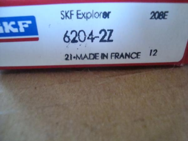 SKF 6204-Z/2Z Deep groove ball bearings to achieve excellent rotational accuracy 20 x 47 x 14 mm high speed, long life