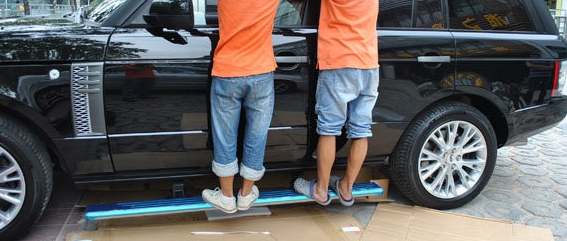 Land Rover Electric Car Pedal Brush Gear Motor  , 12v gear motor high torque