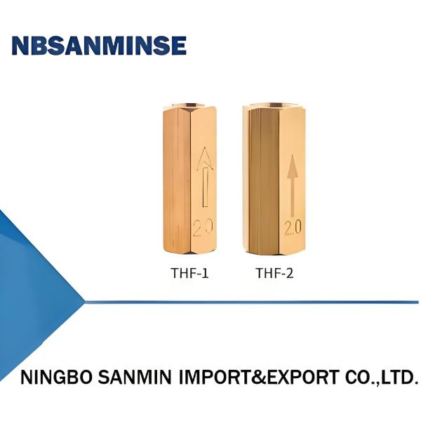 高圧THF オイルリターンチェックバルブ 穴0.8~3.0mm 最大圧15バー