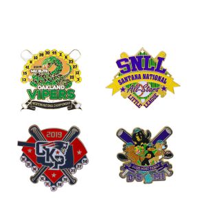 Custom 2D/3D Design Lapel Pins with Customer Size and Custom Color Options