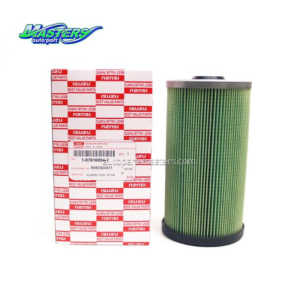 Masters 1-87610094-2 Filtro de óleo 1876100942 para ISUZU FXR 6HK1 Partes do motor