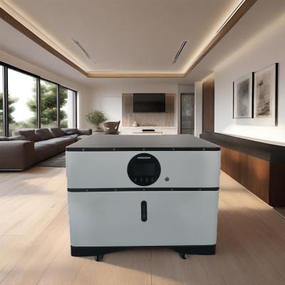 Accueil / Réservations Générateur LiFePO4 Système d'énergie solaire empilant 5KW 15.36KWH avec un onduleur de 5KW