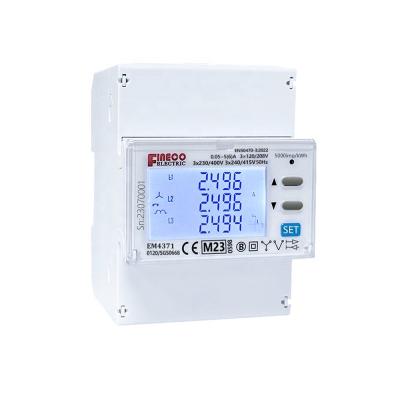 MID homologado EM4371 3*1.5 6 Um medidor de energia solar bidirecional com ecrã LCD