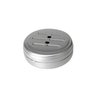 78*33 Round Silver Aluminum Box Soap Soap Face Soap Metal Sub-packed Aluminum