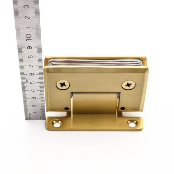 Самозакрывающийся стеклянный занавес 135 для 8 мм стеклянных дверей Сатин стальной двери окна штыки штыки