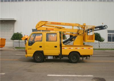Caminhão da plataforma de trabalho aéreo de KaiFan da seção de ISUZU Chassis 3 com 5 assentos