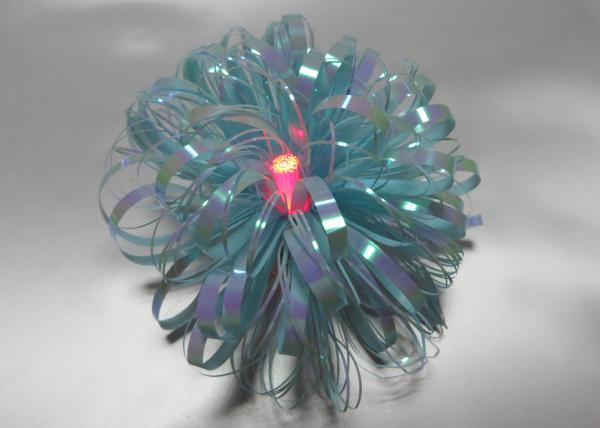 4 LED LED Ribbon Bow for Christimas and Goliday packing , PET film Firework Fancy Bow