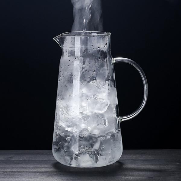 Вручите надутому 1400мл стеклянный кувшин воды прозрачный Карафе сока напитка