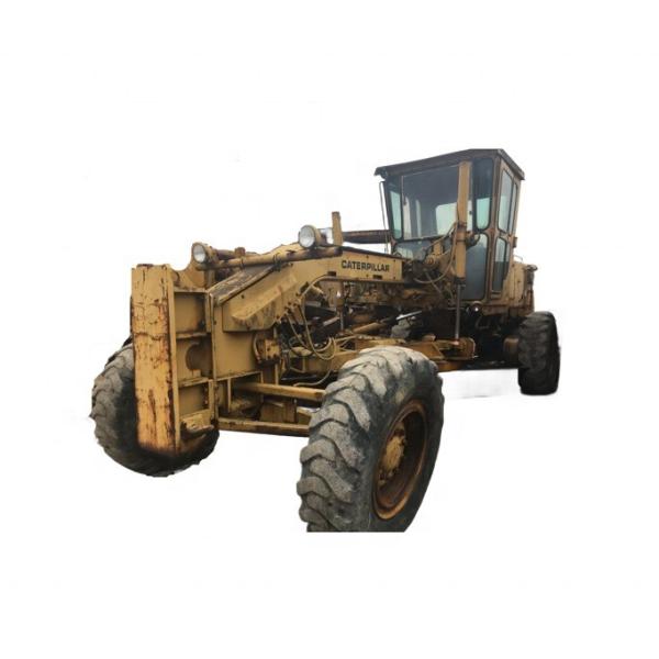 Good Condition Double Drum Roller CAT 12G Used Land Flat Machine Grader from Japan