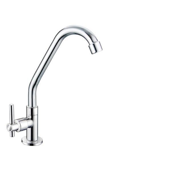 Level Handle Kitchen Water Faucet , Oxidation Resistance Tap Water Faucet