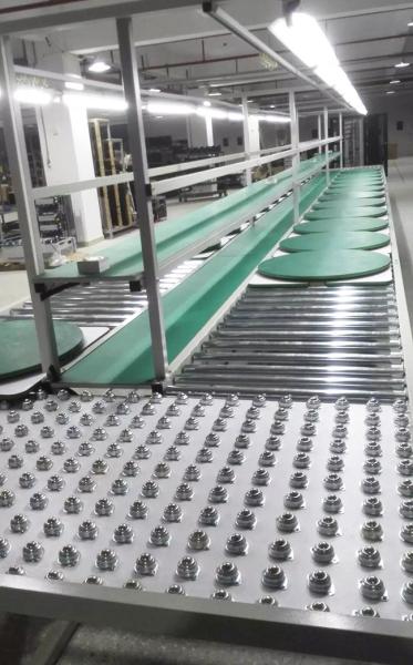 AI-Optimized Drum Conveyor Assembly Line Aluminum Frame For Smart Factories