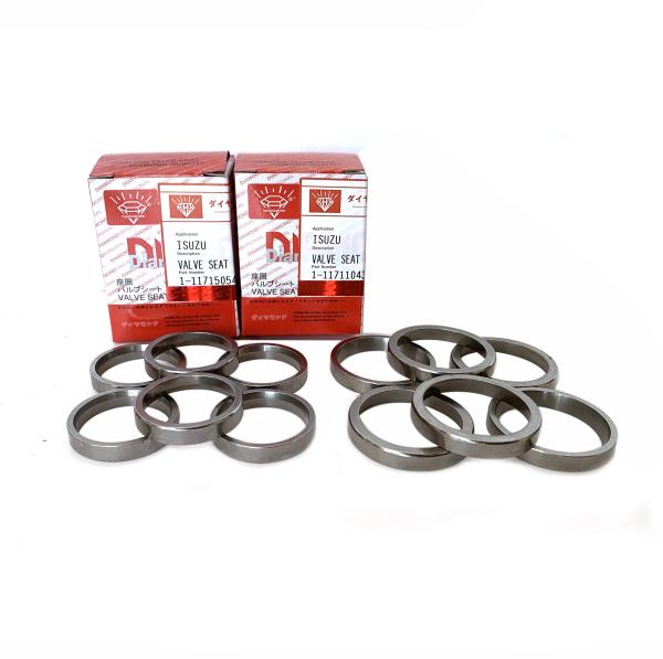 1-11715054-0 1-11711043-0 ISUZU Engine Parts Exhaust Valve Seat For 6BG1-4 EX200-6