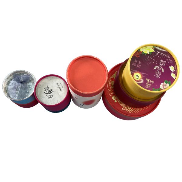 Wholesale Customized Cheap Folding Color Kraft Packaging Box Cosmetic Paper Cylindrical Round Cardboard Tube Packing Box