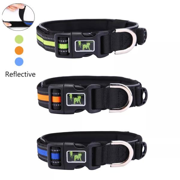 Personalized Outdoor Anti Lost Necklace Pet Collar Leashes Customized Logo