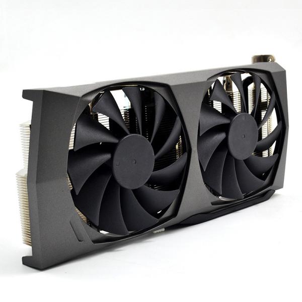 Алюминиевый радиатор трубы жары ребра с вентиляторами 2pcs охлаждая анти- оксидацию