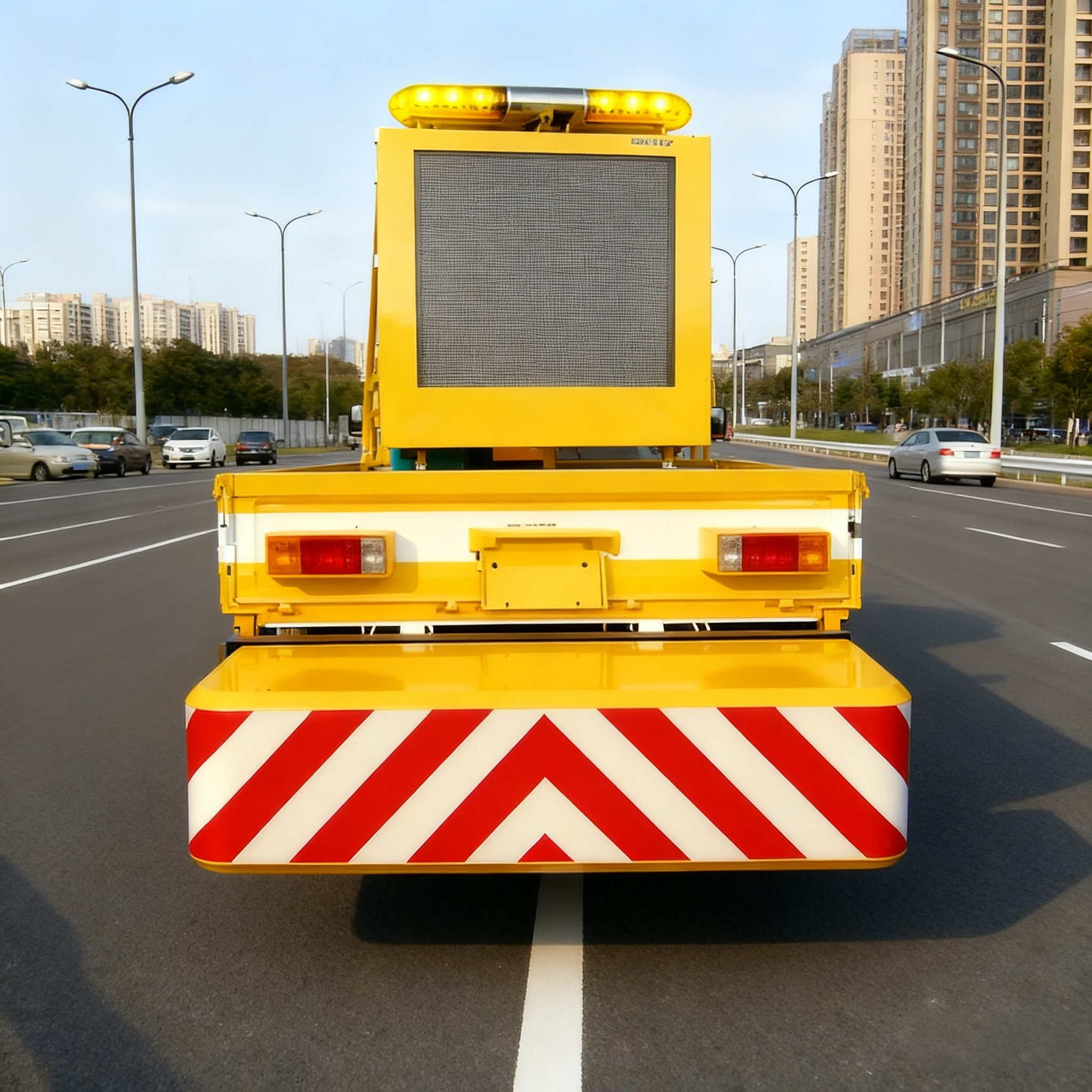 Buzzer Iron Mobile Temporary Vehicle Security Barriers For Road