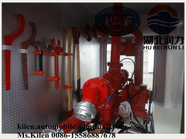 Double Cabin Fire Service Vehicle Euro 3 small fire truck Dongfeng 4x2
