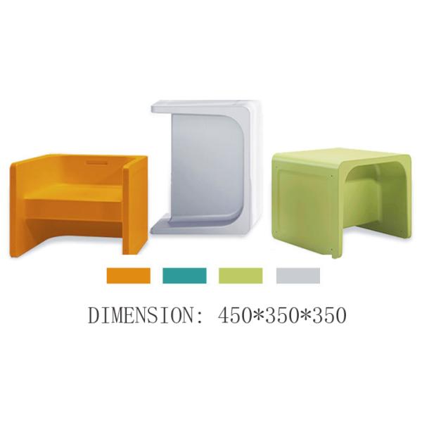 rotational molding music stool for children, customized children music stool