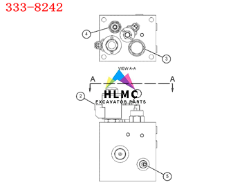 24v Hydraulic Pump Solenoid Valve CA3338242  333-8242 338242 29608953-24 3406 C15 973 973D 973K 963D 963K