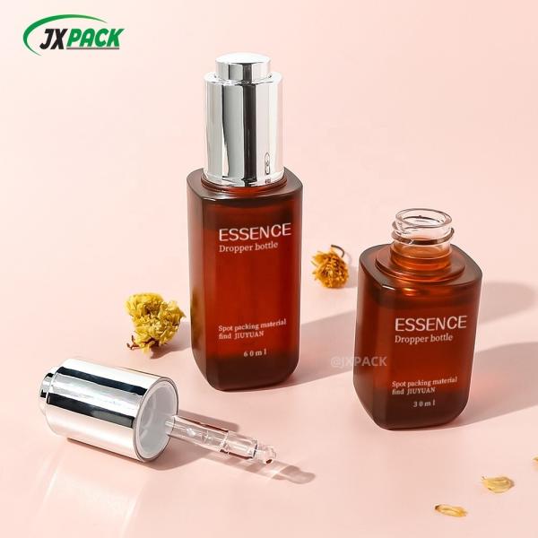 Soins de la peau Cosmétiques Pompe à pulvérisation en PET Bouteille 30 ml 60 ml Bouteilles gouttelettes en plastique