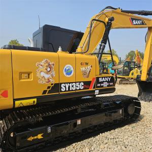 Hydraulic Used Crawler Excavator Equipment Sy135cpro With Low Working Hours