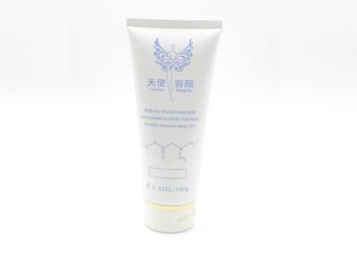 Round Plastic Cosmetic Tubes Flip Cap Hot Stamp Tube Base For Any Semi Liquid Product