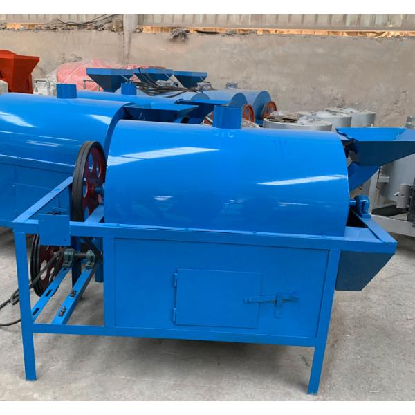 Máquina industrial de la asación de los cacahuetes de la castaña con descarga automática