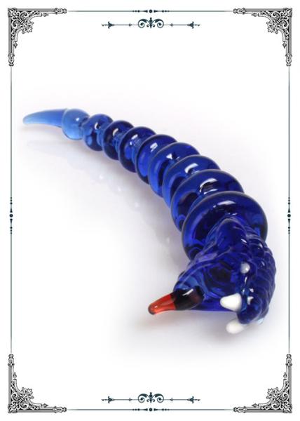 Colorful Hand Blown Snake Glass Dabber Smoking Water Pipe Accessories