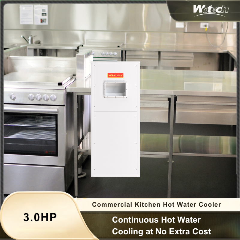 R410a 380V 50Hz 3 Phase Commercial Kitchen High Temperature Hot Water Cooling