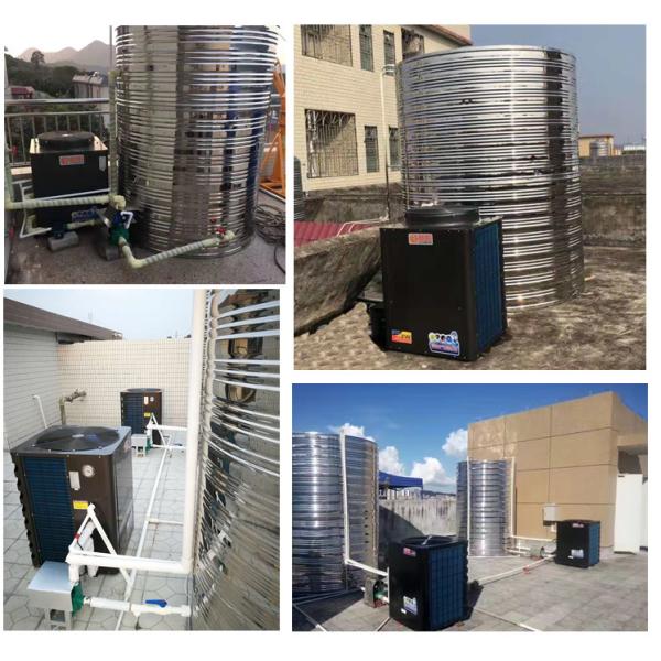 Circulation Heating Indoor Air Source Heat Pump For Hotel Room / School Dormitory