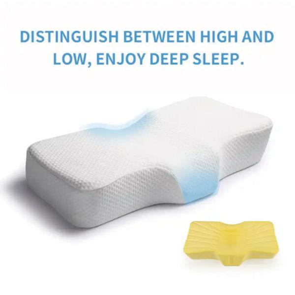 JOURM Custom Shape Memory Foam Cervical Pillow Soft and Comfortable for Home Support