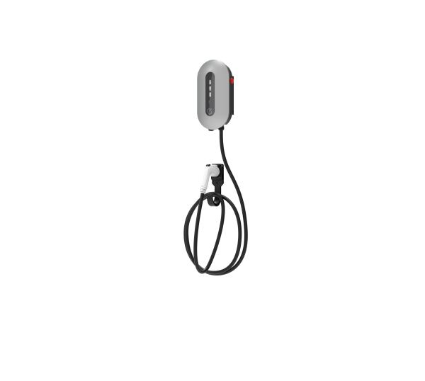 European Standard EV Charging Accessories 7kw Screen 4g Connected Single Gun Ac Charger Station