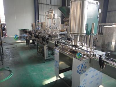 Linha de enchimento da bebida automática de 5Kw 2000 BPH para a garrafa do ANIMAL DE ESTIMAÇÃO do suco