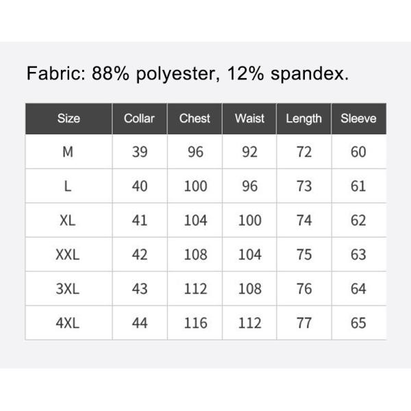 Custom Vintage Printing Plus Size Men's Shirts with Stand Collar and Long Sleeve Style