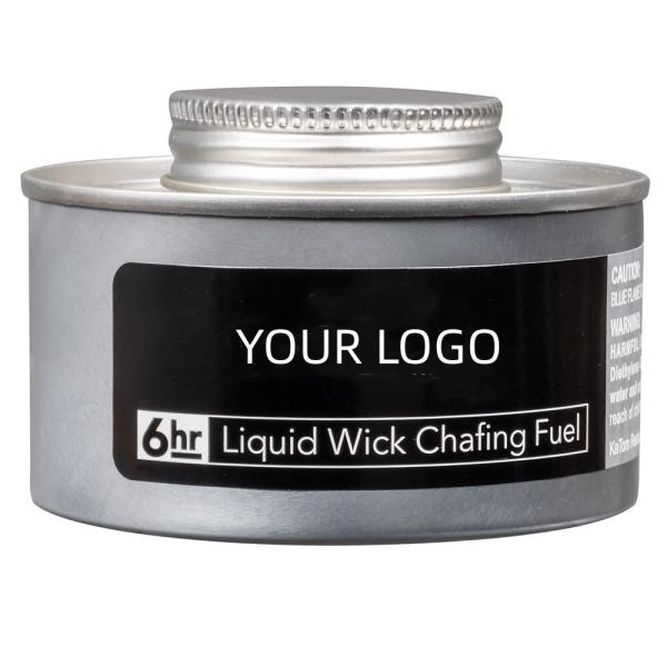 24 Pack Handy Wick Liquid Safe Heat 6 Hour Chafing Fuel Gel With Wick