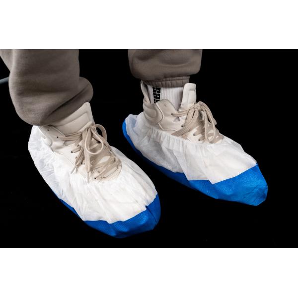 Hospital Level3 Disposable SMS Surgical Gown Dark Blue With Knitted Wrist