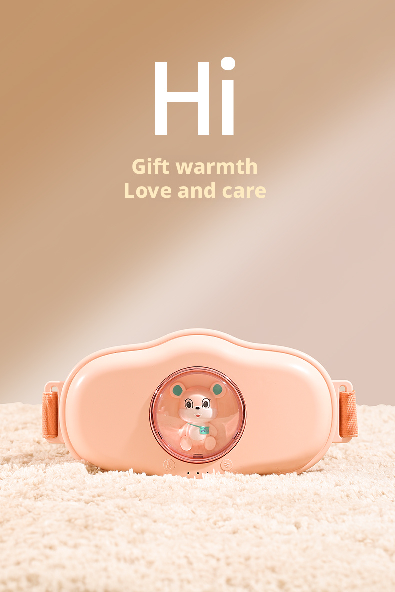 Electronic Control Abdominal Heating Belt for Hot Compress and Vibration Massage