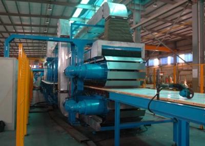 PU Sandwich Panel Steel Roll Forming Machine 0 - 8m Every Min Continuous