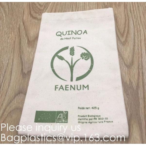 Cotton Drawstring Bags, Reusable Muslin Bag Natural Cotton Bags with Drawstring Produce Bags Bulk Gift Bag Jewelry Pouch