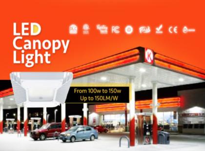 Waterproof Ip65 Led Canopy Lights For Petrol Station 30w Light Power CE RoHS