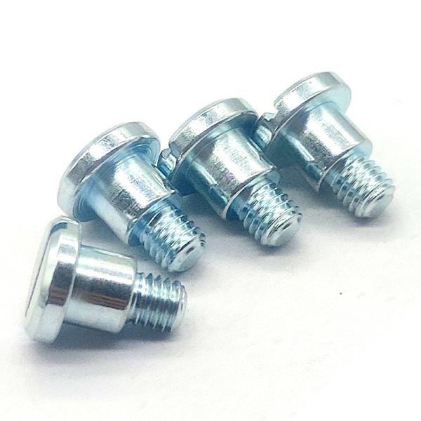 Cnc Machined Stainless Steel Parts Round Head Slotted Screws Corrosion Resistance