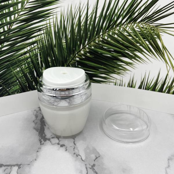 Refill Airless Cosmetic Packaging 30g 50g Acrylic Jars For Cosmetics