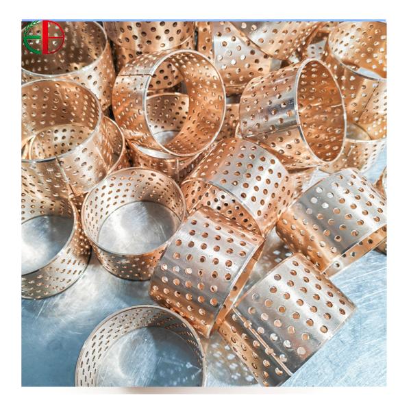 High temperature environment bronze bushing heat-resistant bronze material is suitable for kiln drying equipment and can operate stably within 300℃