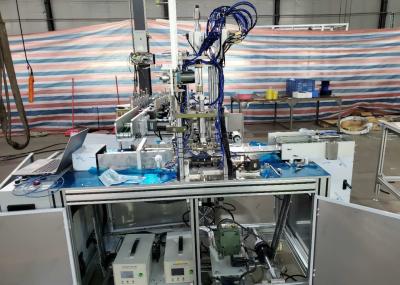 Non Woven Face Mask Manufacturing Machine Grade Sanitary Heavy Duty 220V / 50Hz