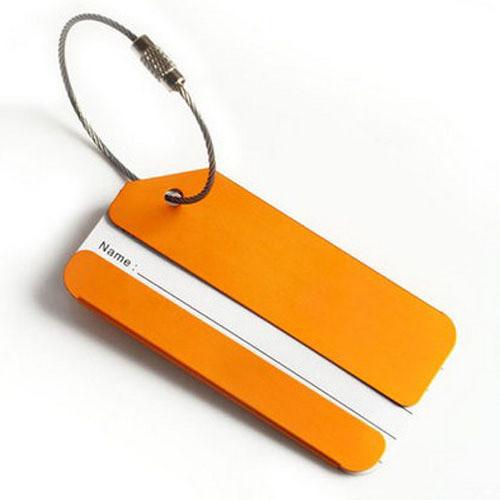 Aluminium alloy luggage tag, metal baggage tag, boarding pass, identity card, alumina tag,logo customized